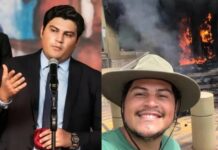 Marlon Ochoa dice que es falso que haya participado en la quema de la Embajada de EE. UU.