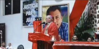 El Obispo de Trujillo solicita la renuncia del alcalde de Tocoa durante una misa en memoria de Juan López