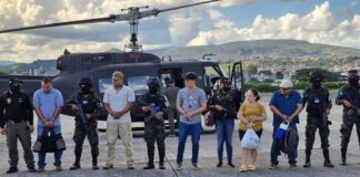 A audiencia inicial los operadores de justicia ligados al narco, capturados ayer en Santa Bárbara y Cortés