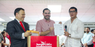 Jorge Cálix recolecta más de 330,000 firmas para inscribir su movimiento y precandidatura presidencial