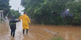 Más de 40 viviendas inundadas en Cuyamelito, Omoa Cortés