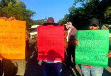 Pobladores de Colón bloquean varios puntos exigen derogación del decreto que prohíbe la portación de armas