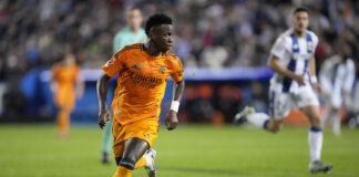 Vinícius sufre una lesión muscular y no estará ante el Liverpool
