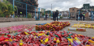 Anuncian multas por venta y posesión de pólvora en el Distrito Central