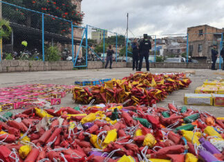 Anuncian multas por venta y posesión de pólvora en el Distrito Central