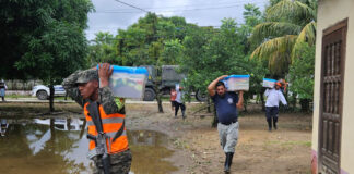 Fluye más ayuda a damnificados de tormenta Sara en Honduras tras mejoría del clima