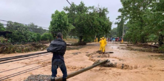 Ingreso de frente frío deja lluvias intensas e inundaciones en el norte de Honduras