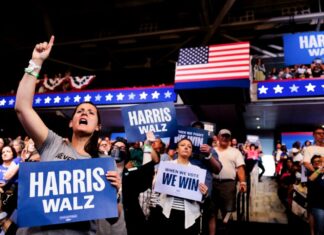 El 54% de los votantes de Harris quiere cambiar de estado o irse del país, según sondeo