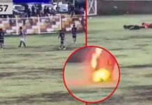 Futbolista muere y otro queda herido al ser impactados por un rayo