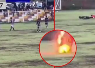 Futbolista muere y otro queda herido al ser impactados por un rayo