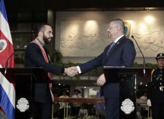 Bukele y Chaves acuerdan crear una «Liga de Naciones» para buscar la «prosperidad»