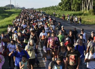 Las caravanas de migrantes se multiplican en la frontera sur de México antes de Trump