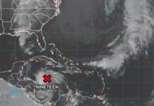 Se forma la depresión tropical número 19 frente a las costas hondureñas, y podría convertirse en la tormenta Sara