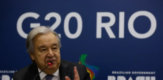 António Guterres pide a los líderes del G20 “dar un paso adelante” por la paz en Ucrania y Gaza