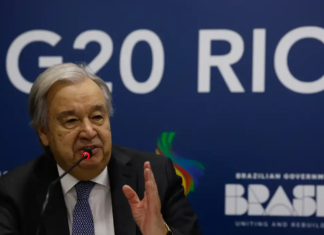 António Guterres pide a los líderes del G20 “dar un paso adelante” por la paz en Ucrania y Gaza