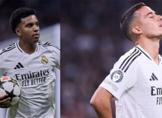Rodrygo y Lucas Vázquez, un mes de baja por lesiones musculares