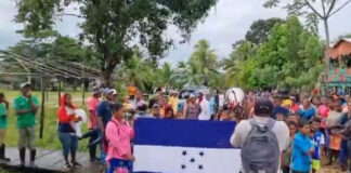 Siguen las protestas de misquitos en rechazo a la construcción de una cárcel