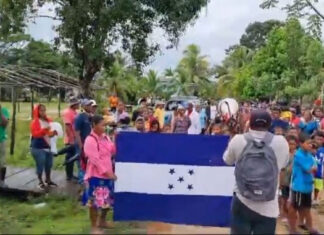 Siguen las protestas de misquitos en rechazo a la construcción de una cárcel