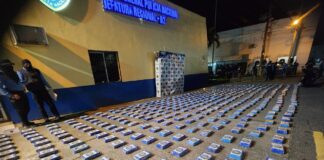 Policía Nacional de Honduras incauta 538 kilos de cocaína valorada en L. 130 millones