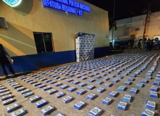 Policía Nacional de Honduras incauta 538 kilos de cocaína valorada en L. 130 millones