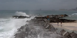 Tormenta tropical Sara amenaza el sureste mexicano con lluvias intensas y fuertes vientos