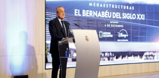 Florentino ve el Nuevo Bernabéu como uno de los estadios «más mágicos» del mundo