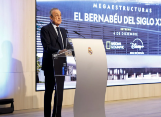Florentino ve el Nuevo Bernabéu como uno de los estadios «más mágicos» del mundo