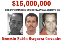 EE. UU. aumenta recompensa a 15 millones por información para capturar al narco El Mencho
