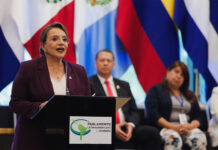 La presidenta de Honduras pide al Parlatino «mantener viva la llama de la integración»