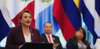 La presidenta de Honduras pide al Parlatino «mantener viva la llama de la integración»