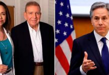 Blinken habla con María Corina Machado y Edmundo González y les reitera el apoyo de EE.UU.