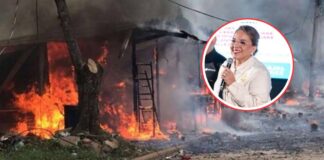 Xiomara Castro anuncia apoyo para afectados por incendio en cohetería de Catacamas