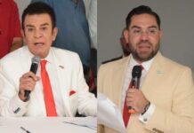 Líderes del Partido Liberal abandonan a Jorge Cálix, para unirse a Nasralla