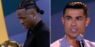 Cristiano Ronaldo: «Vinicius se merecía el Balón de Oro»