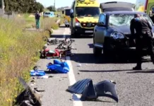 Un anciano de 89 años atropella a siete ciclistas de la selección alemana en Palma de Mallorca, España