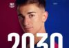 Gavi renueva con el Barcelona hasta junio de 2030