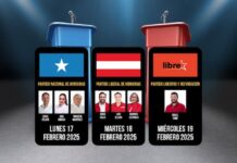Debates presidenciales comienzan el 17 de febrero
