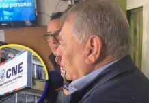 Roberto Martínez llega al CNE a inscribirse como precandidato presidencial por el movimiento «Rescate y Transformación»