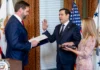 Rubio promete trabajar por «un mundo más seguro» tras jurar como secretario de Estado