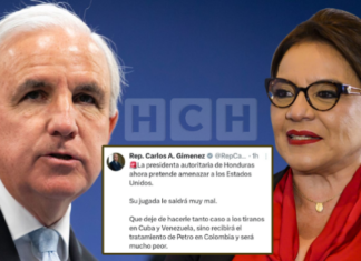 Congresista estadounidense a Xiomara Castro: «deje de hacerle caso a los tiranos en Cuba y Venezuela, sino recibirá el tratamiento de Petro en Colombia y será mucho peor»