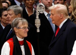 Trump arremete contra la obispa que le pidió apiadarse de los niños inmigrantes y LGTBI