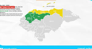 Copeco declara Alerta Amarilla en tres departamentos y tres municipios debido a las lluvias y masa de aire frío