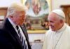 El papa anima a Trump a construir un país «sin odio o discriminación» y a promover la paz