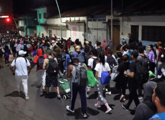 Parte la primera caravana desde el sur de México bajo la segunda presidencia de Trump