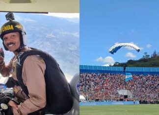 Fallece el teniente coronel Óscar Orlando Matamoros, una leyenda del paracaidismo hondureño