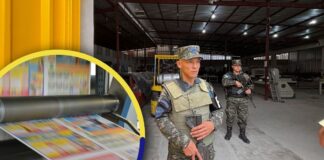 Las imprentas de papeletas electorales se encuentran bajo resguardo militar