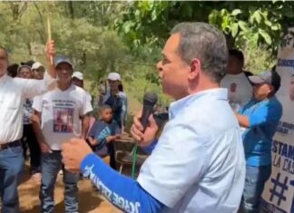 Jorge Zelaya presenta una propuesta de gobierno centrada en resolver los problemas del pueblo durante su recorrido por el sur