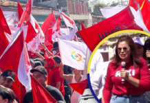 Rixi Moncada: «Estoy dispuesta a dar mi vida si fuera necesario para conducir al partido Libre a una nueva victoria»