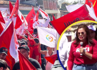 Rixi Moncada: «Estoy dispuesta a dar mi vida si fuera necesario para conducir al partido Libre a una nueva victoria»