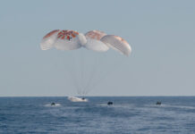 Con zambullida en el mar regresan los dos astronautas atrapados por nueve meses en la EEI